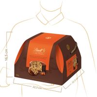 Panettone Lindt Laranja Siciliana e Gotas de Chocolate Amargo 600g